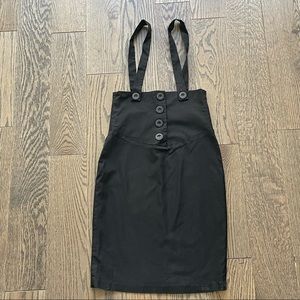 Joyce Leslie High Waisted Suspender Skirt